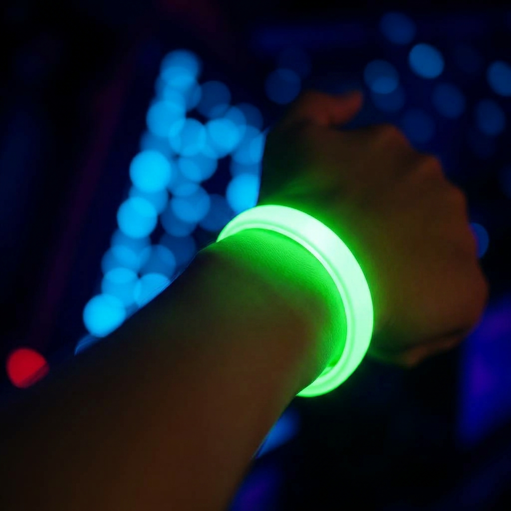 Green LED wristband